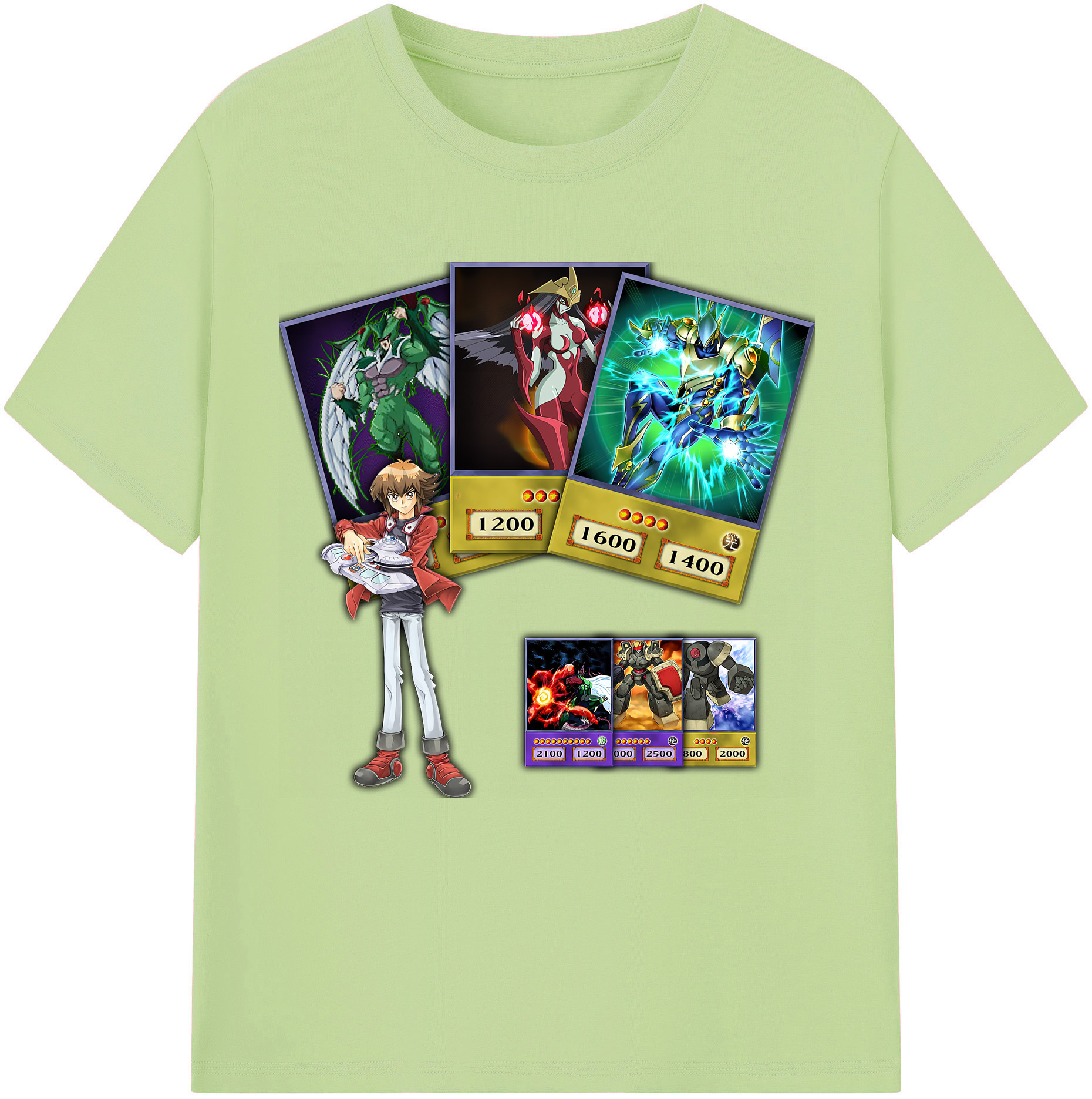 （画像用） 遊☆戯☆王 Yu-Gi-Oh! 綿100％半袖Tシャツ（フロントプリント）